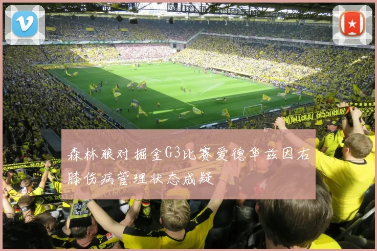 森林狼对掘金G3比赛爱德华兹因右膝伤病管理状态成疑